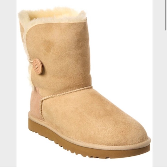 UGG Bailey Button II Suede & Shearling Boot Sand
Suede 8 - Picture 1 of 8